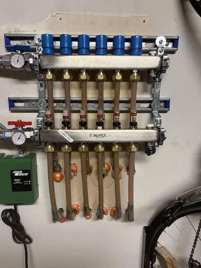 Plumber performing Gas Leak Detection at a residential property in Irondale